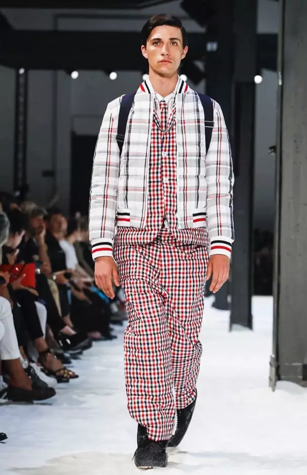 MONCLER GAMME BLEU MENSWEAR वसन्त समर 2018 MILAN36