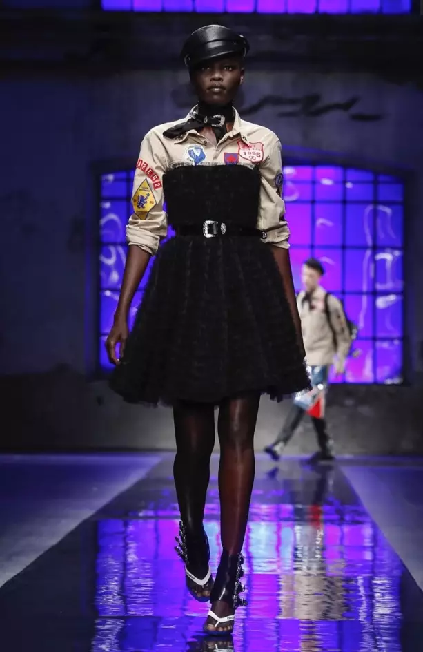 DSQUARED2 VYRAI IR MOTERYS, 2018 m. PAVASARIO VASARA MILANO16