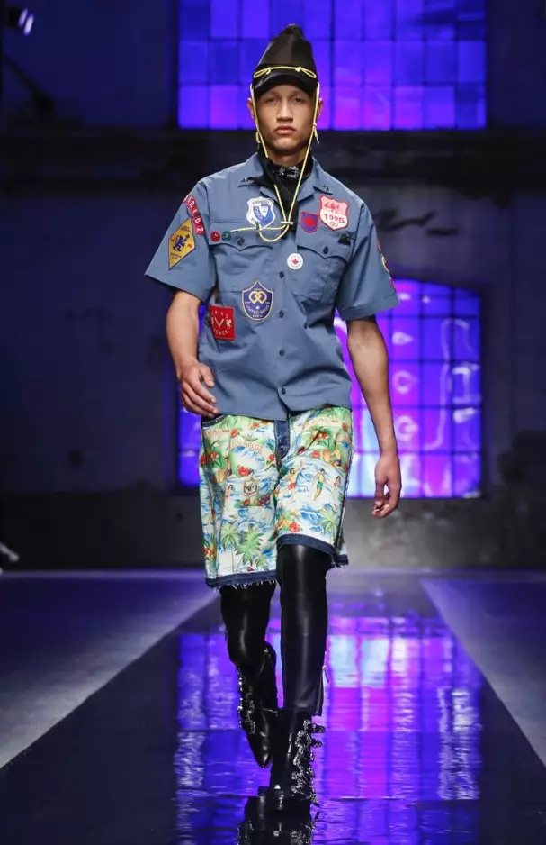 DSQUARED2 MEN & DAME Fréijoër SUMMER 2018 MILAN38