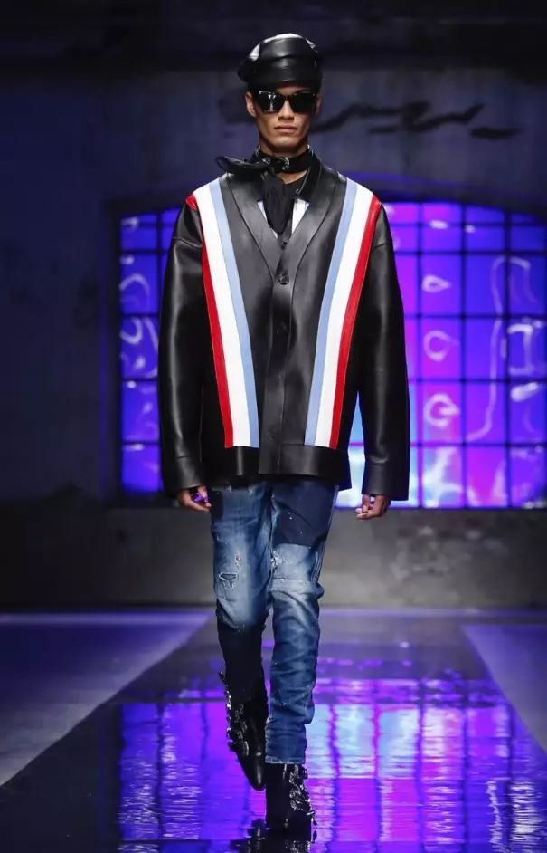 DSQUARED2 VYRAI IR MOTERYS, 2018 m. PAVASARIO VASARA MILANO56