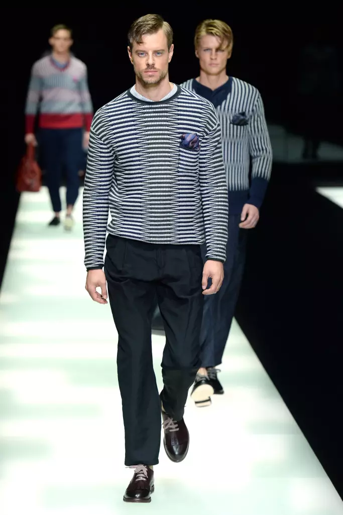 Giorgio Armani Men's Spring ឆ្នាំ 2018