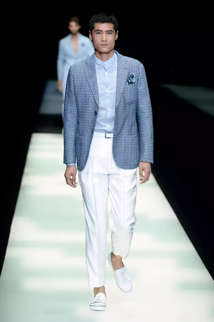 Giorgio Armani Men's Spring ឆ្នាំ 2018