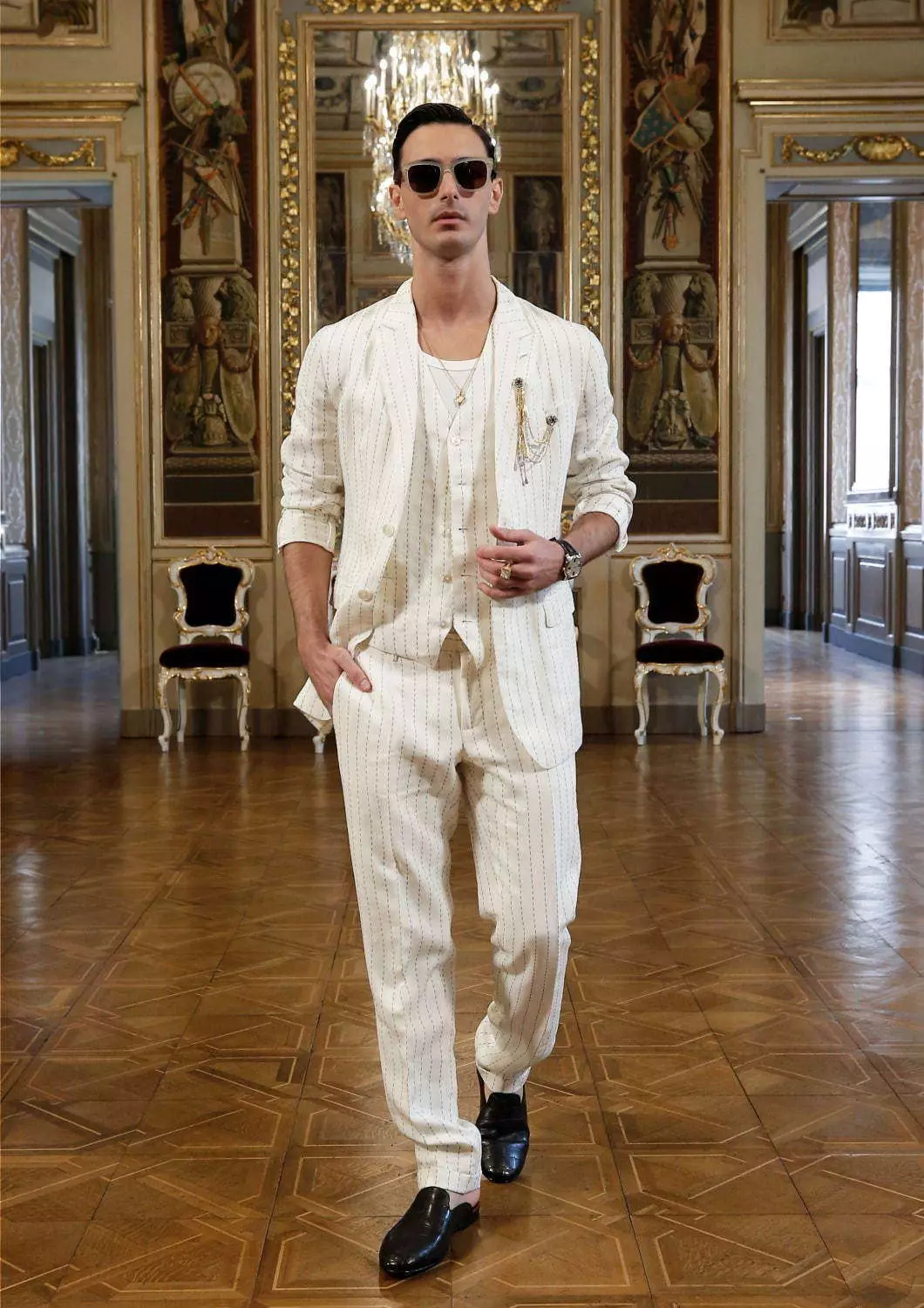 „Dolce & Gabbana Alta Sartoria“ vyriškų drabužių kolekcija, 2020 m. liepos mėn 53602_49