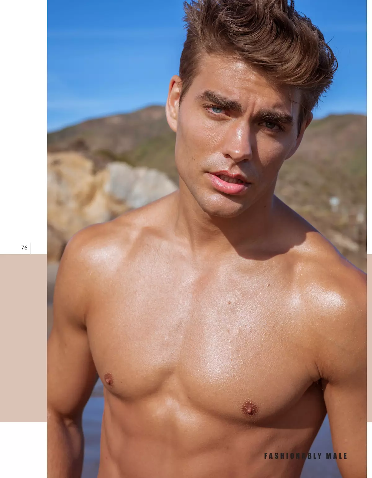 Seth Eden door Adrian Medina voor PnVFashionablymale Magazine Nummer 06