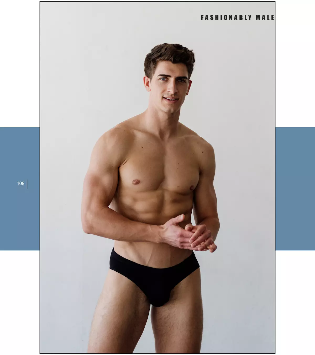 Alex Mitchell vum Andrew Gin fir PnVFashionablymale Magazine Issue 06