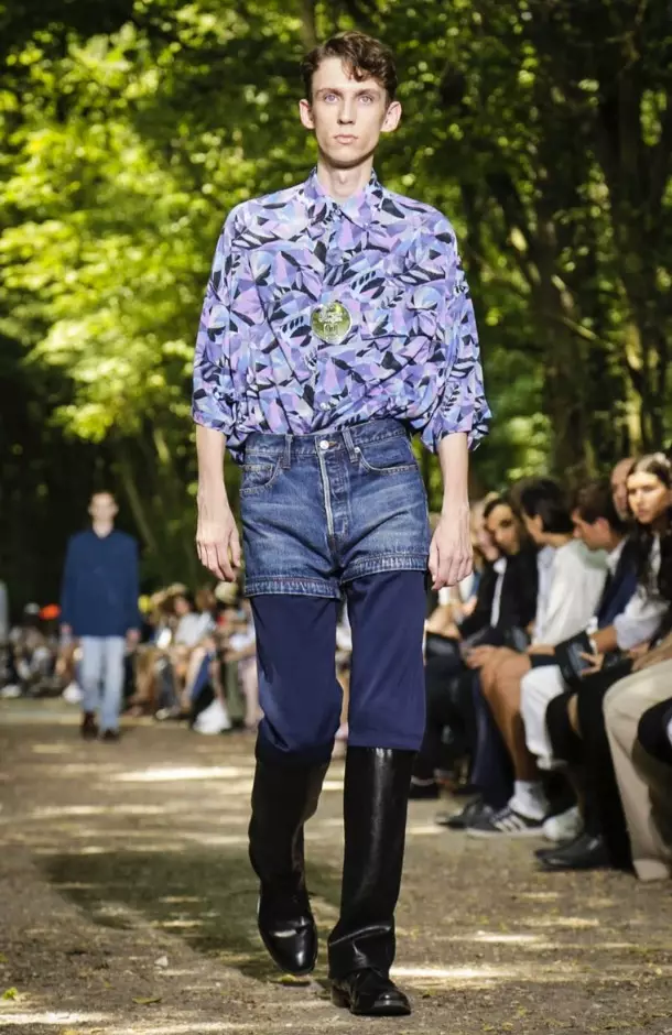 VESHJE PËR BURRA BALENCIAGA PRANVERË VERË 2018 PARIS30