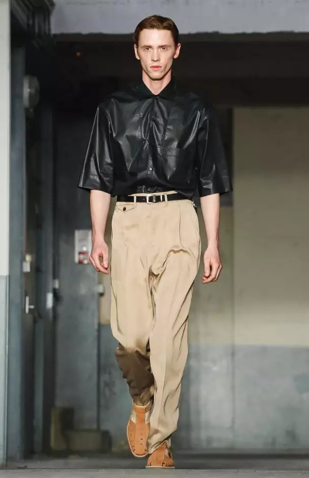 LEMAIRE MENSWEAR orisun omi ooru 2018 PARIS27