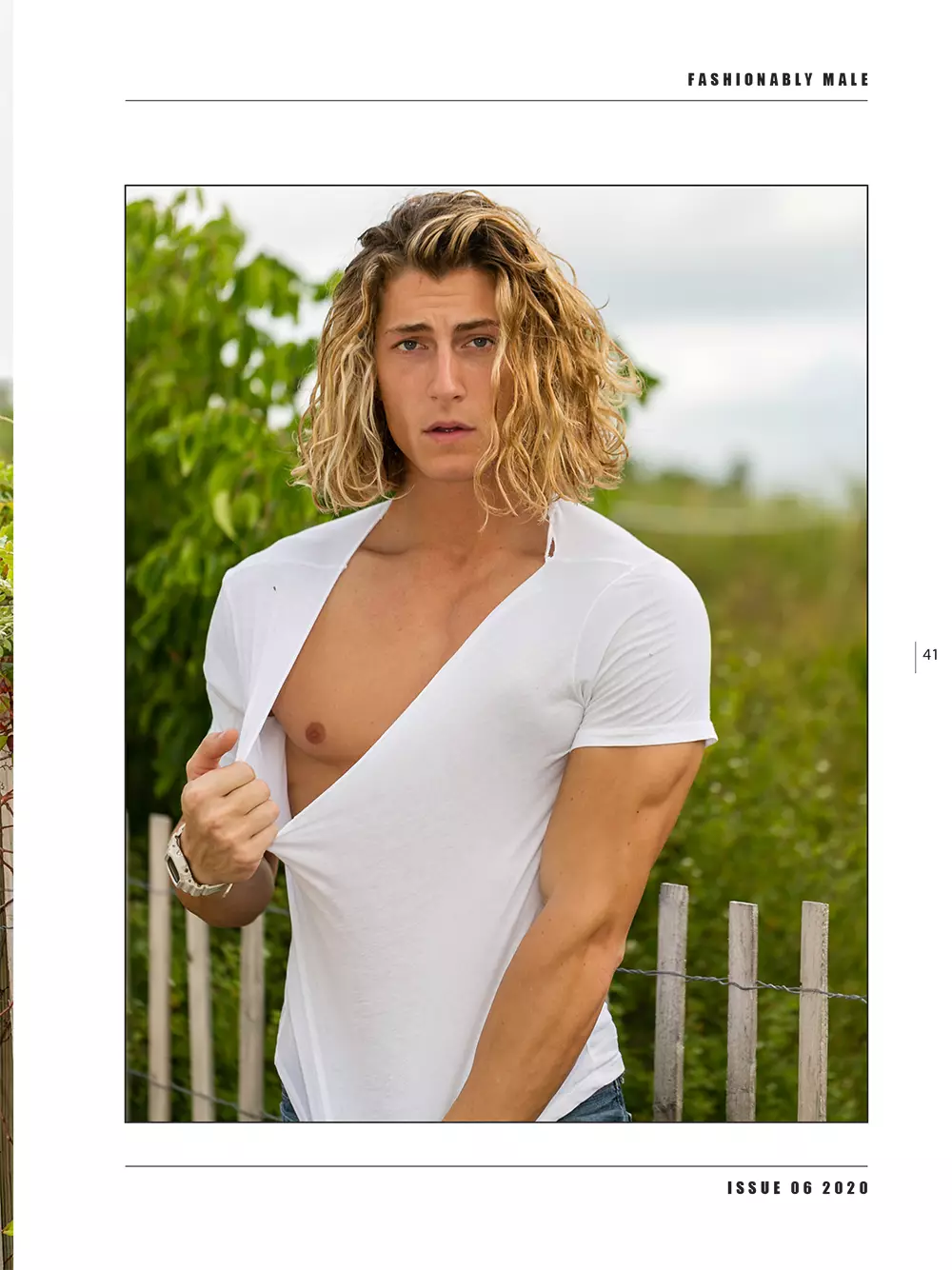 Peter Saffa para PnVFashionblymale Magazine Número 06Julio 2020