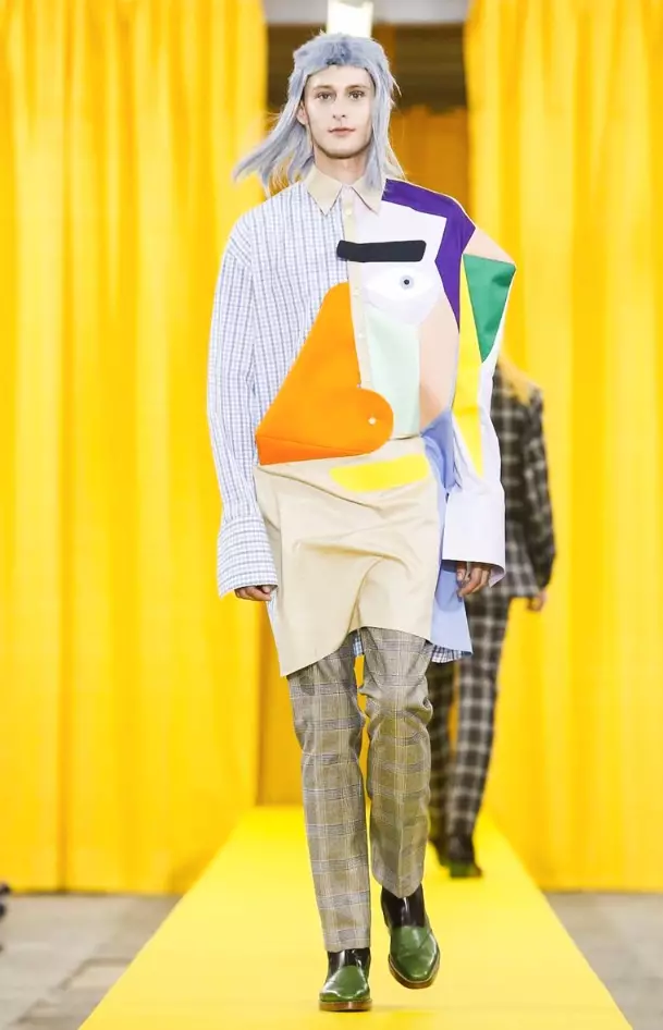 WALTER VAN BEIRENDONCK MENSWEAR Caij Nplooj Ntoos Hlav 2018 PARIS 7