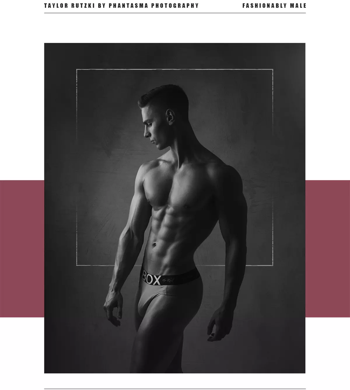 Taylor Rutzki untuk Majalah PnVFashionablymale Isu 06Julai 2020