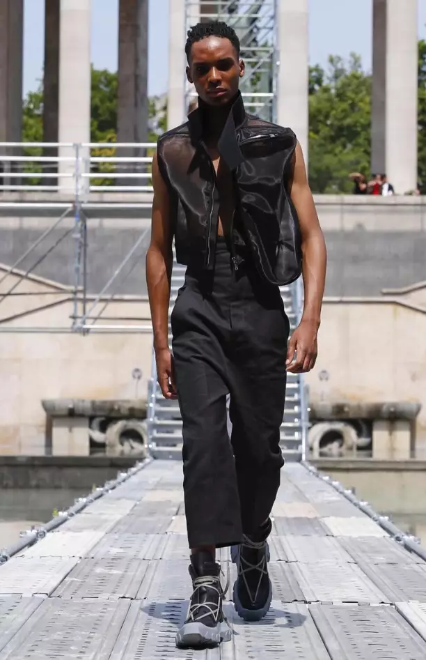 RICK OWENS FÉRFI RUHA, 2018. TAVASZI NYÁR PÁRIZS26