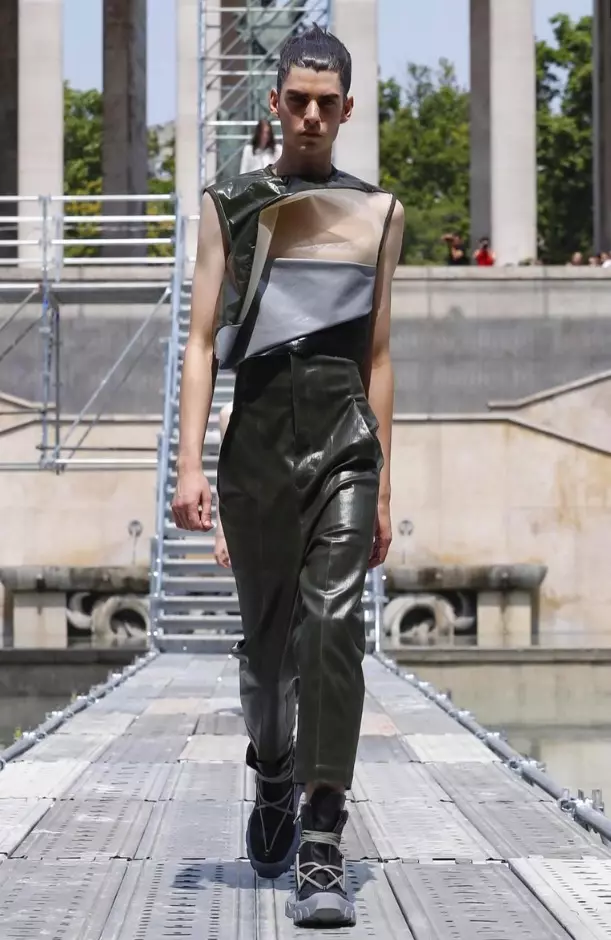 RICK OWENS ODZIEŻ MĘSKA WIOSNA LATO 2018 PARYŻ34