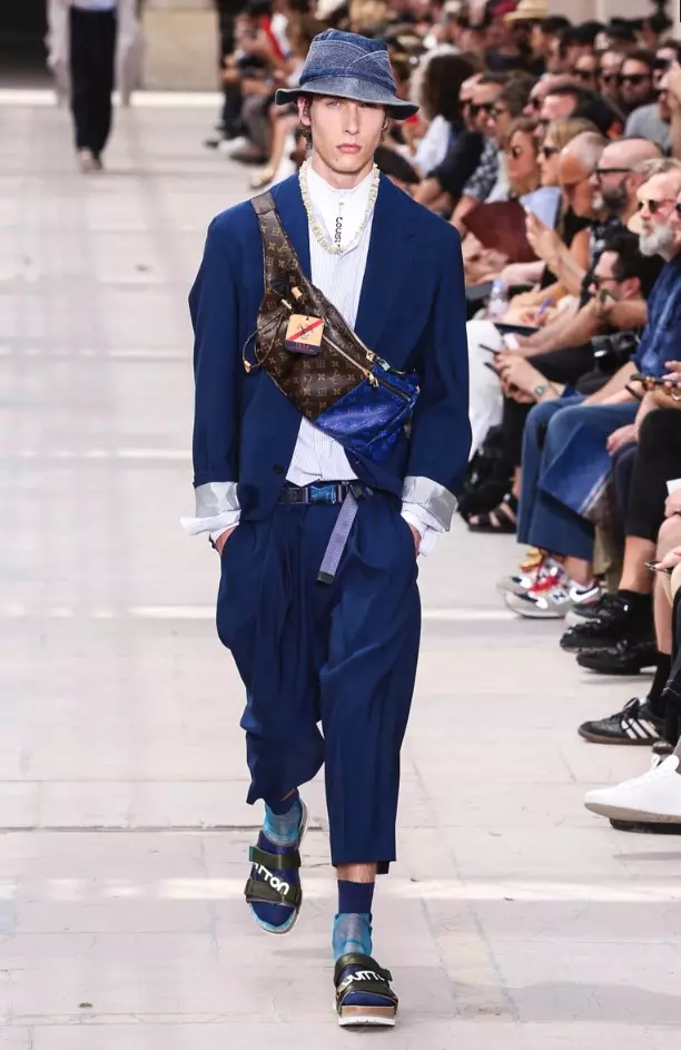 LOUIS VUITTON MENSWEAR cinyusu panas 2018 PARIS31