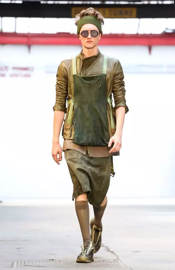 BORIS BIDJAN SABERI MENSWEAR Caij Nplooj Ntoos Hlav 2018 PARIS 14