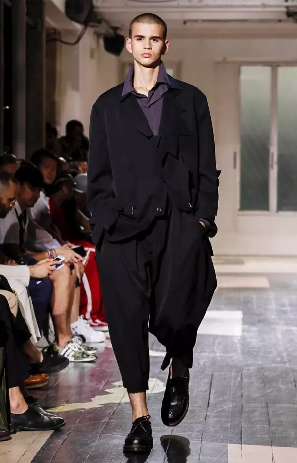 YOHJI YAMAMOTO HERRAFLAÐAR VORSUMAR 2018 PARIS15