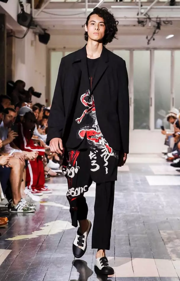 VESHJE PËR BURRA YOHJI YAMAMOTO PRANVERË VERË 2018 PARIS26