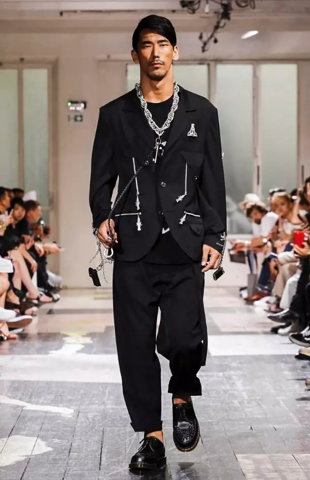 YOHJI YAMAMOTO MENSWEAR PRINTAN ETE 2018 PARIS32