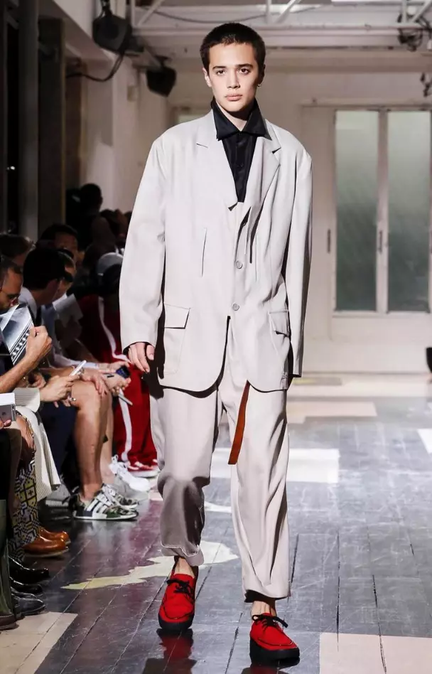 YOHJI YAMAMOTO MENSWEAR PRINTEMPO SOMERO 2018 PARIS34