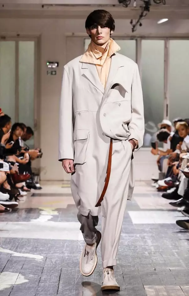 YOHJI YAMAMOTO PÁNSKE OBLEČENIE JAR LETO 2018 PARÍŽ38