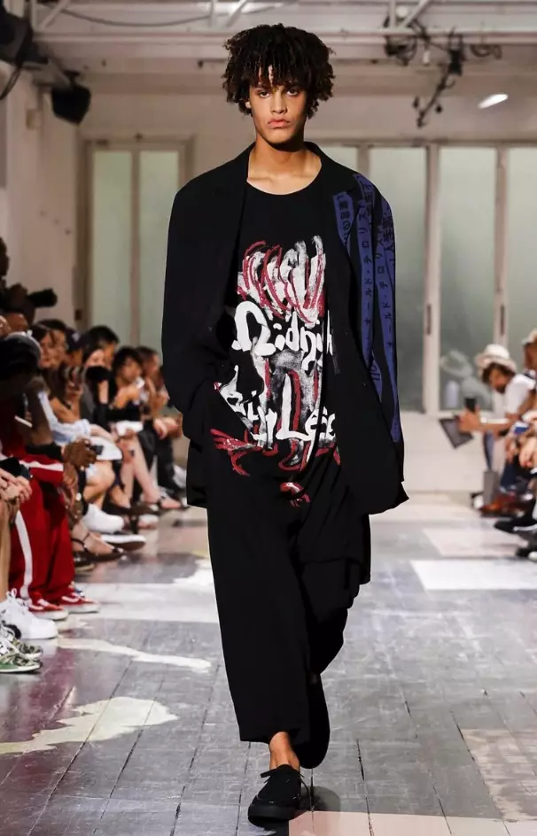 لباس مردانه YOHJI YAMAMOTO بهار تابستان 2018 PARIS39