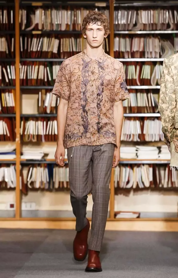 DRIES VAN NOTEN MENSWEAR ربيع صيف 2018 باريس 15