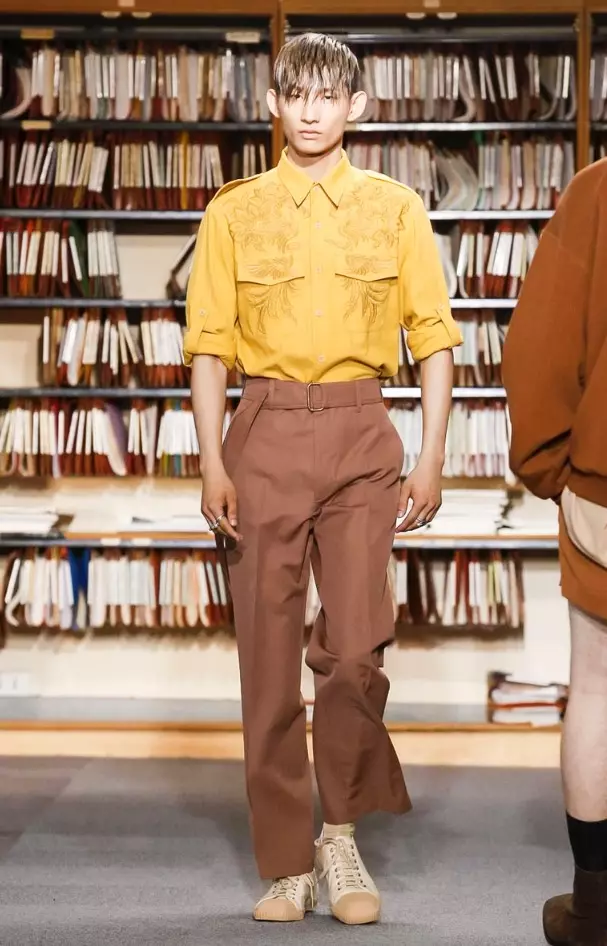 DRIES VAN NOTEN MENSWEAR ربيع صيف 2018 باريس 18