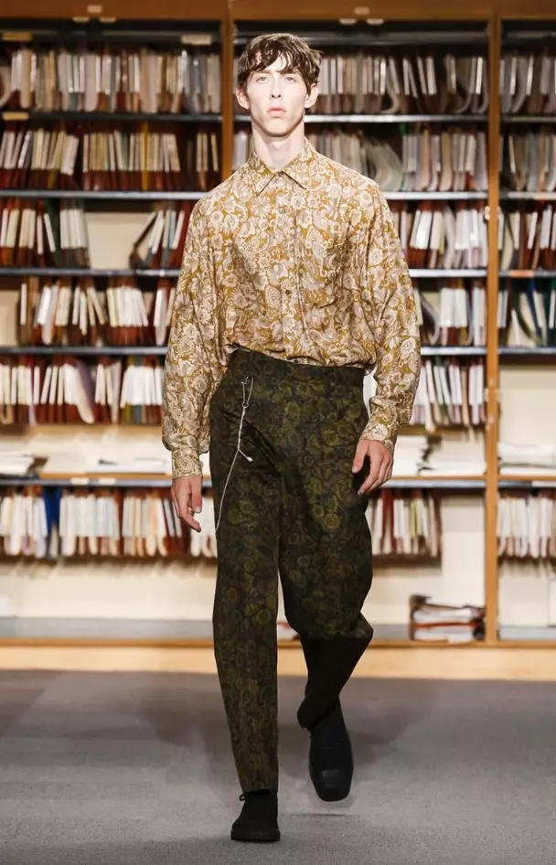 DRIES VAN NOTEN მამაკაცის ტანსაცმელი გაზაფხული ზაფხული 2018 PARIS24