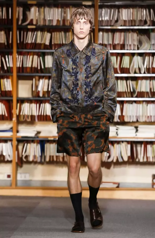 DRIES VAN NOTEN MENSWEAR Caij Nplooj Ntoos Hlav 2018 PARIS 3