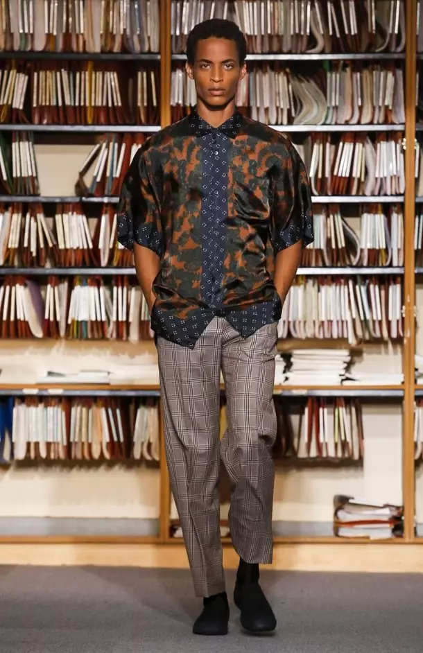 DRIES VAN NOTEN მამაკაცის ტანსაცმელი გაზაფხული ზაფხული 2018 PARIS30