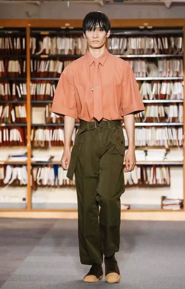 DRIES VAN NOTEN HAINE DE BĂRBAȚI PRIMAVARĂ 2018 PARIS42