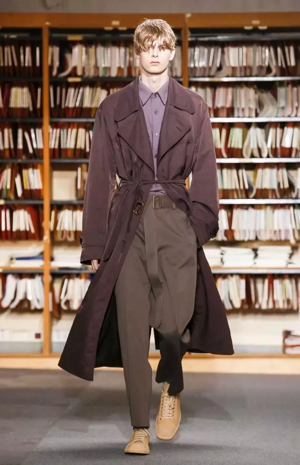 DRIES VAN NOTEN MENSWEAR Caij Nplooj Ntoos Hlav 2018 PARIS44