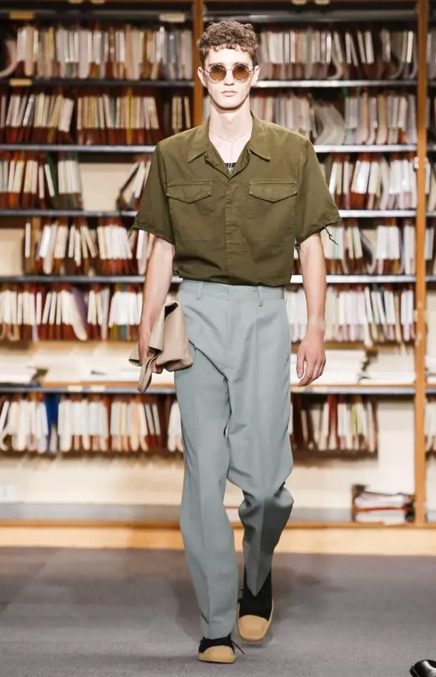 DRIES VAN NOTEN HAINE DE BĂRBAȚI PRIMAVARĂ 2018 PARIS50