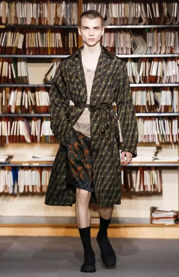 DRIES VAN NOTEN HAINE DE BĂRBAȚI PRIMAVARĂ 2018 PARIS52