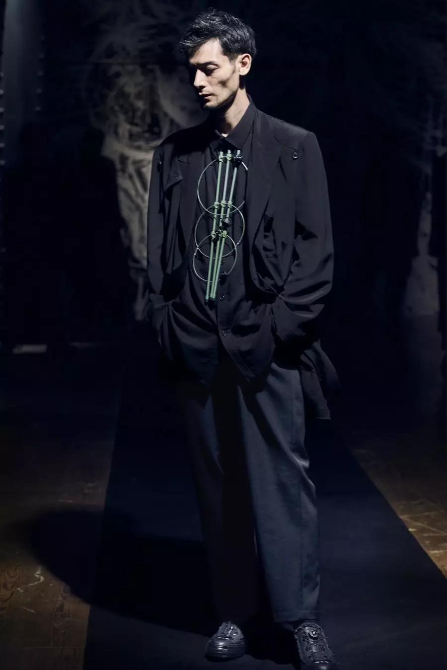 Yohji Yamamoto Menswear Mmiri/Oge okpomọkụ 2021 Paris 54355_11