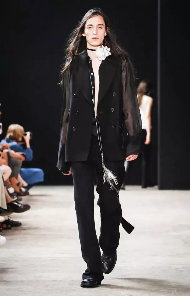 ANN DEMEULEMEESTER HERRAFLOTTUR VORSUMAR 2018 PARIS13