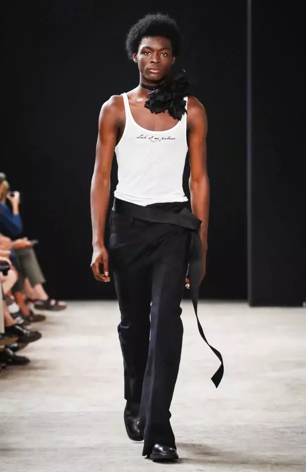 ANN DEMEULEMEESTER HOMME PRINTEMPS ÉTÉ 2018 PARIS19