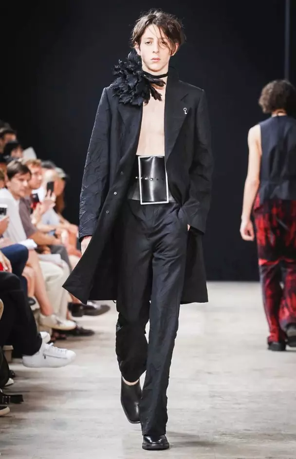 МУЖСКАЯ ОДЕЖДА ANN DEMEULEMEESTER ВЕСНА ЛЕТО 2018 ПАРИЖ2