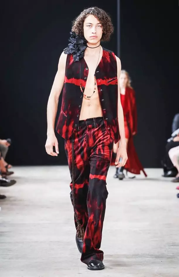 ANN DEMEULEMEESTER HOMME PRINTEMPS ÉTÉ 2018 PARIS32