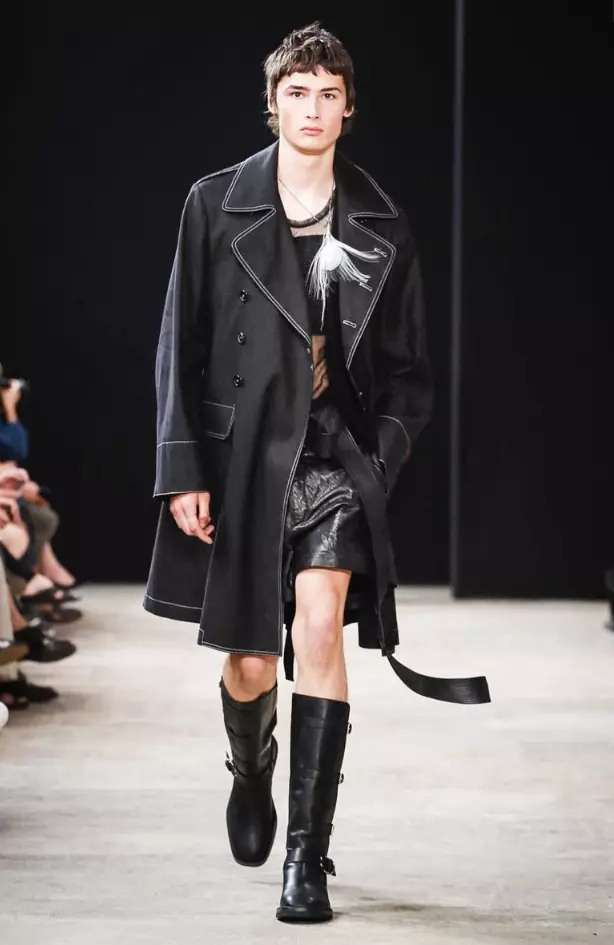 ANN DEMEULEMEESTER HERREWEAR VÅRSOMMER 2018 PARIS34