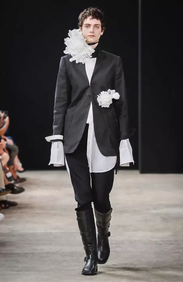 ANN DEMEULEMEESTER VESHJE PËR BURRA PRANVERË VERË 2018 PARIS38