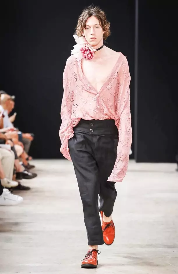 ANN DEMEULEMEESTER HOMME PRINTEMPS ÉTÉ 2018 PARIS39