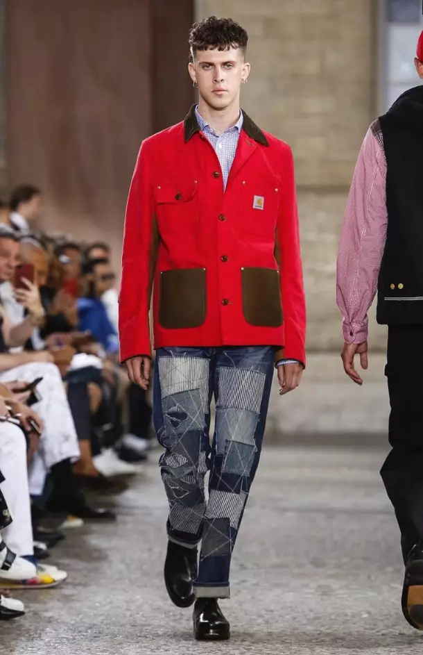 JUNYA WATANABE VĪRIEŠU APĢĒRBS PAVASARA VASARAS 2018 PARIS10