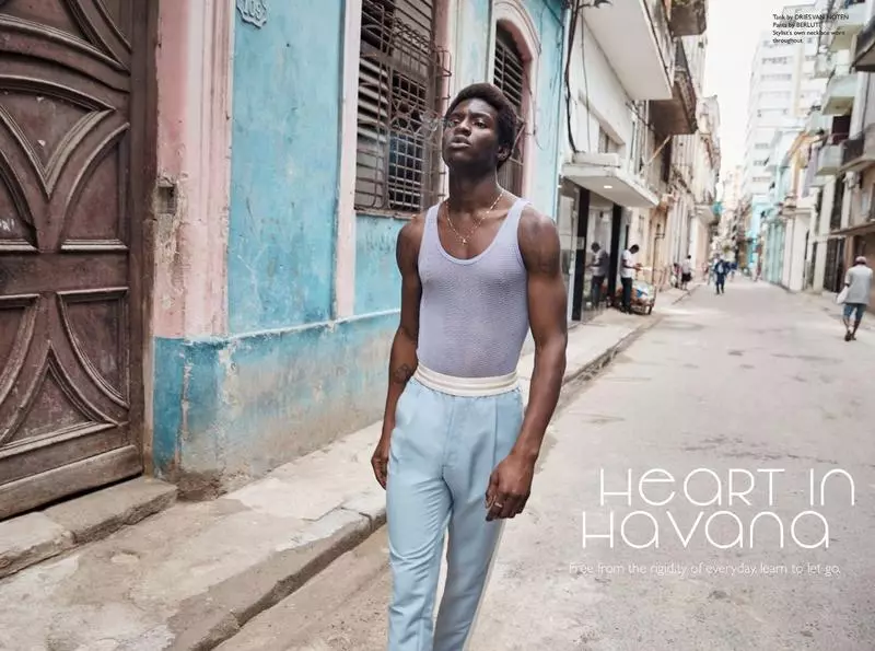 Adonis Bosso в фильме Heart in Havana для Essential Homme SS18 5469_1