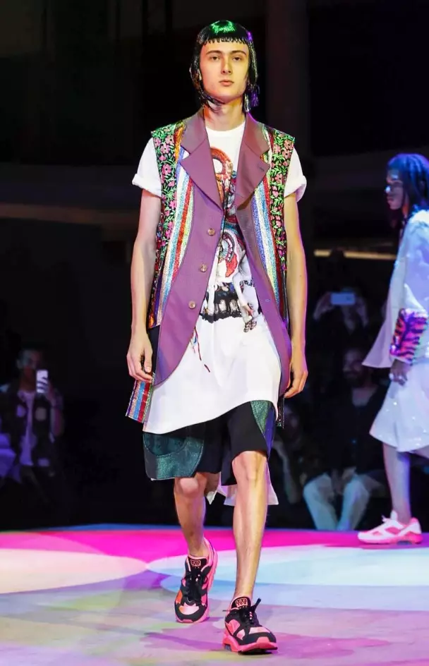 COMME DES GARCONS HOMME PLUS VĪRIEŠU APĢĒRBS PAVASARA VASARAS 2018 PARIS20