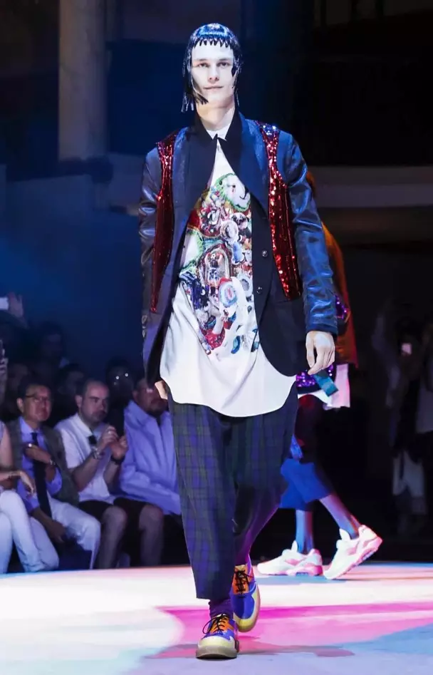 COMME DES GARCONS HOMME PLUS HERRETØJ FORÅRS SOMMER 2018 PARIS38