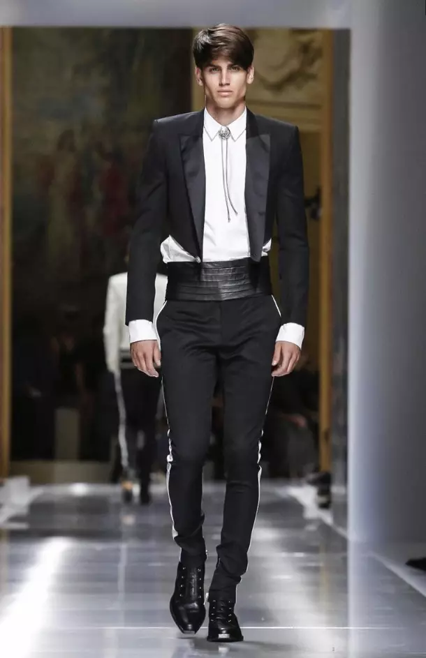 BALMAIN HERRKLÄDER VÅR SOMMAR 2018 PARIS14