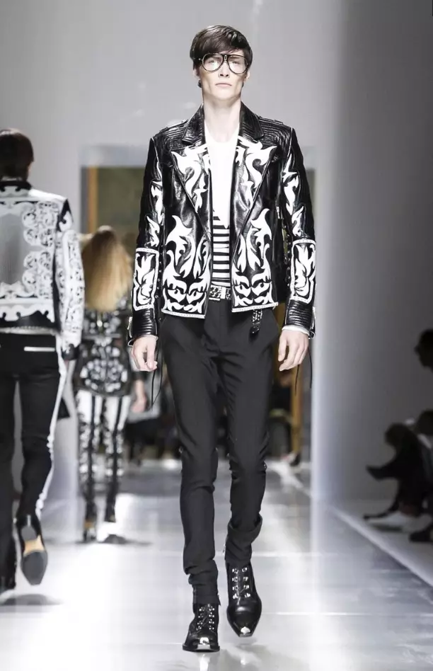 BALMAIN MENSWEAR SPRING HLOBO 2018 PARIS44