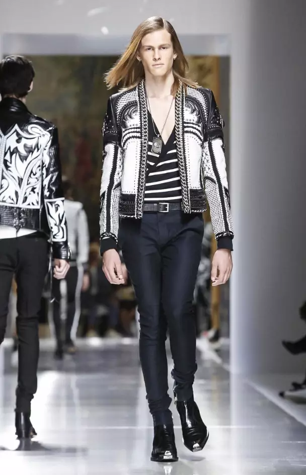 BALMAIN ERKAK KIYIMLARI BAHOR YOZ 2018 PARIS52