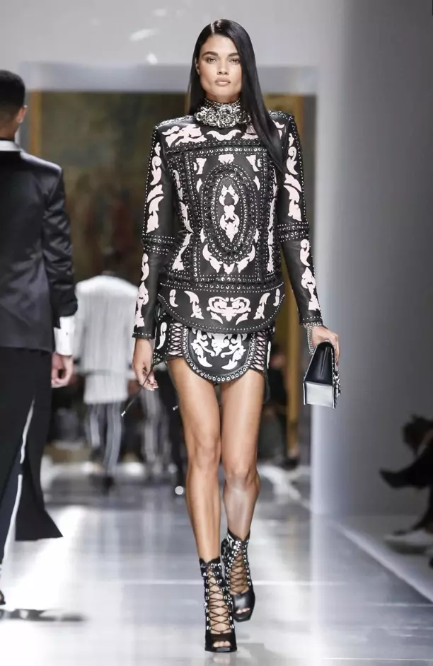 VESHJE PËR BURRA BALMAIN PRANVERË VERË 2018 PARIS54