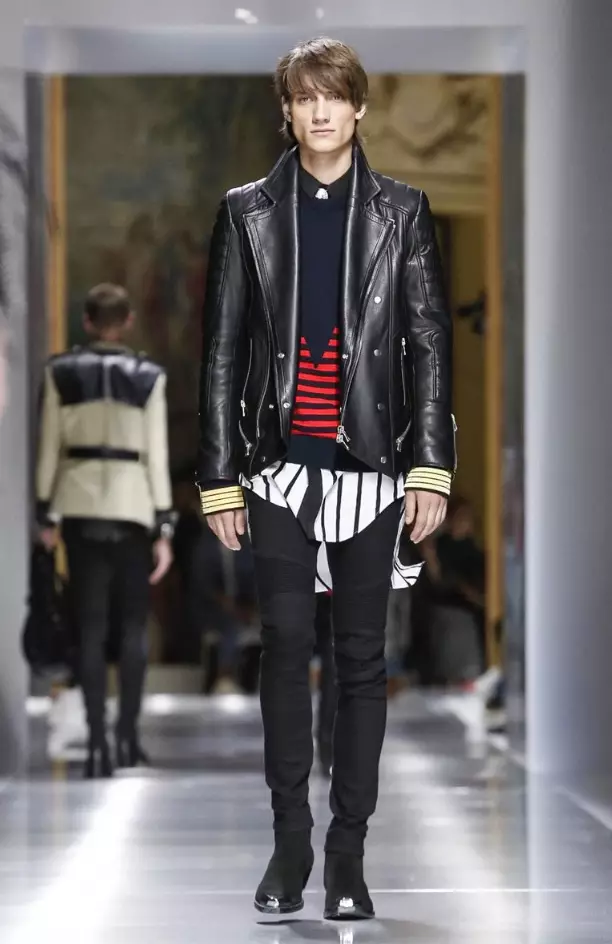 VESHJE PËR BURRA BALMAIN PRANVERË VERË 2018 PARIS57